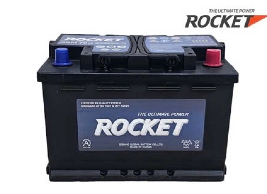 Ắc quy ROCKET AGM L3 (DIN70)
